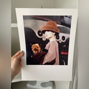 AUDREY HEPBURN unframed Photograph